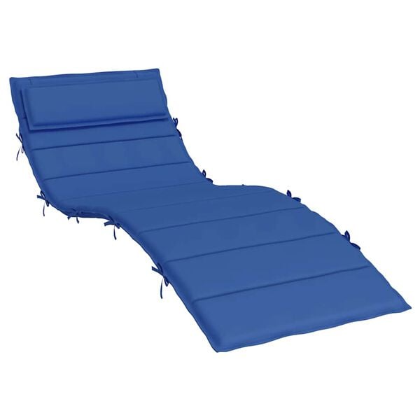 vidaXL Sun Lounger Cushion Royal Blue 70.9x23.6x1.6" Oxford Fabric