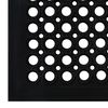 vidaXL Door Mat Black Rubber Medium Door Mat Rectangular Modern