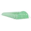 vidaXL Greenhouse Green Polyethylene and galvanized steel Large