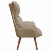vidaXL Armchair Cappuccino 27.17 x 29.13 x 36.61 in Artificial Leather