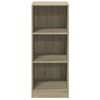 vidaXL Wardrobe Sonoma oak Engineered wood Compact Wardrobe