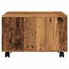 vidaXL Coffee Table Old Wood Engineered Wood 23.6 x 23.6 in Coffee Table