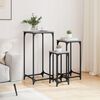 vidaXL Nesting Side Table Grey Sonoma Engineered Wood, Metal