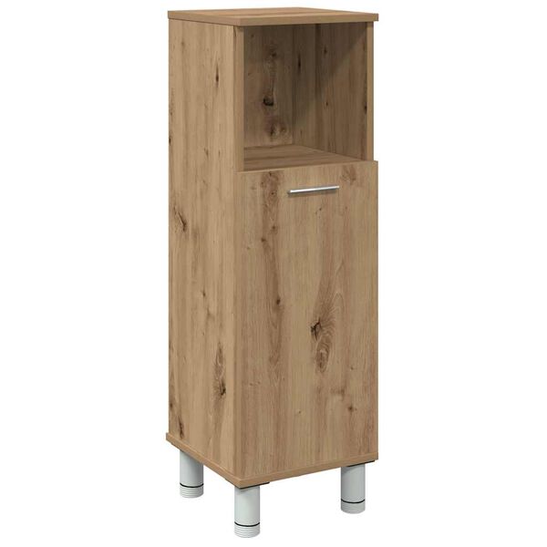 vidaXL Bathroom Cabinet Artisan Oak Engineered Wood Slim