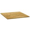 vidaXL Table Top Natural wood Solid oak wood 31.5x31.5 in Durable