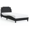 vidaXL Bed Frame with LED without Mattress "Zadar" Black 39.4"x79.9"