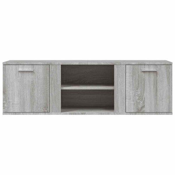 vidaXL Tv Cabinet Grey Sonoma Engineered wood 47.2 in x 13.4 in x 14.6 in