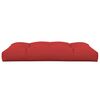vidaXL Pallet Cushion Red 47.2"x31.5"x4.7" Fabric