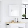 vidaXL Kitchen Wall Cabinet High gloss white Engineered wood Medium