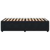 vidaXL Bed Frame Black Velvet (100% polyester), Plywood, Engineered wood