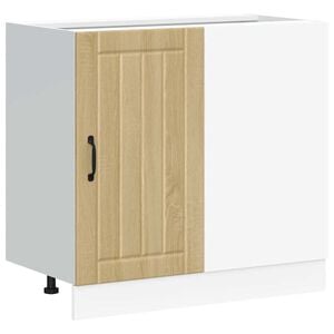 vidaXL Sink Base Cabinet Sonoma oak Engineered wood Medium