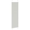 vidaXL Pleated Blind Light grey 100% Polyester 78.7 in x 25.6 in