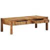 vidaXL Coffee Table Brown 110 x 54 x 35 cm Solid Reclaim Wood