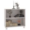 vidaXL Sideboard HAMAR White 33.5"x13.8"x31.5" Solid Wood Pine