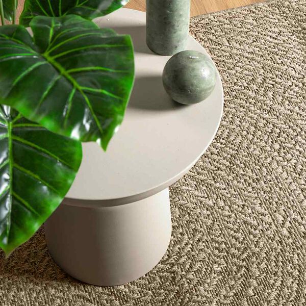 vidaXL Rug Beige Polypropylene 94.5 x 133.9 in Durable Area Rug