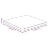 vidaXL Table Top Natural Bamboo Bamboo with varnish finish 23.6 in