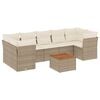 vidaXL Garden Sofa Set Beige