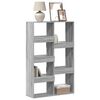vidaXL Bookcase Grey Sonoma Engineered Wood 39.4 x 13.0 x 61.2 in