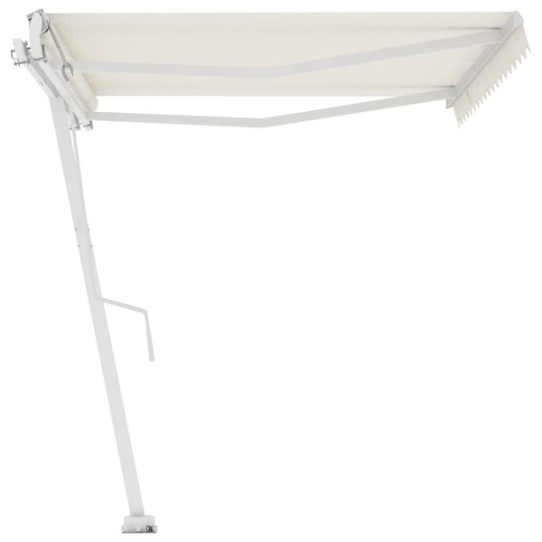 vidaXL Retractable Awning Cream