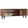 vidaXL TV Stand Diverse Solid Mango Wood Standard TV Stand Rectangular