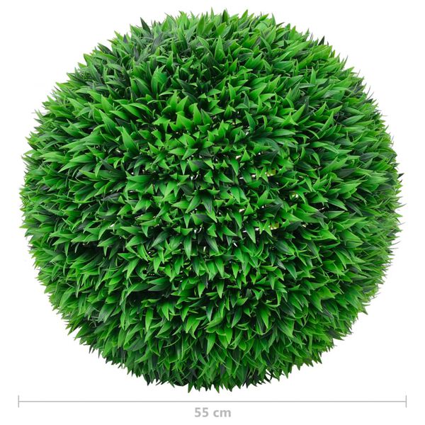 vidaXL Artificial Boxwood Ball Green Polyethylene Medium