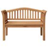 vidaXL Garden Bench Brown 120 x 53.5 x 85 cm Solid teak wood