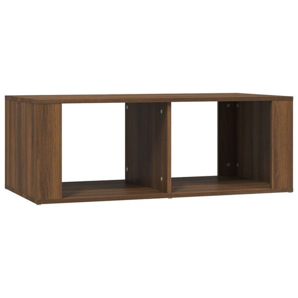 vidaXL Coffee Table Brown Oak Engineered Wood 39.4 in x 19.7 in x 14.2 in