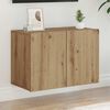 vidaXL TV Cabinet Artisan Oak Engineered Wood Compact TV Cabinet