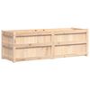 vidaXL Garden Planter Natural wood Solid pine wood Large