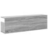 vidaXL Wall Cabinet Gray Sonoma Engineered Wood Medium Wall Cabinet