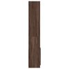 vidaXL Highboard Brown Oak Engineered Wood Tall Highboard Rectangular