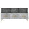 vidaXL TV Cabinet Concrete Grey Engineered Wood Medium TV Cabinet