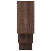 vidaXL Wall Shelf Brown Oak 62.6x7.1x26.0" Engineered Wood