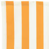 vidaXL Awning Replacement Fabric Yellow and White 149.61 x 76.77 in