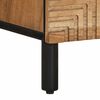 vidaXL Bedside Cabinet Acacia Solid acacia wood, engineered wood, and metal