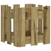 vidaXL Garden Planter Natural Treated Wood Small Durable