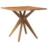 vidaXL Garden Table Brown Solid Acacia wood 33.5x33.5x29.5 in