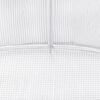 vidaXL Greenhouse White PE (polyethylene), galvanized steel 86 sq ft