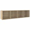 vidaXL Book Cabinet Sonoma Oak Engineered wood Medium