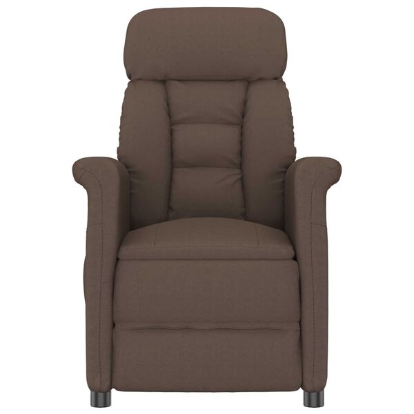 vidaXL Massage Chair Brown 70.5 x 96.5 x 95 cm Faux leather