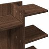 vidaXL Desk Organiser Brown Oak 16.5x8.5x16.5" Engineered wood