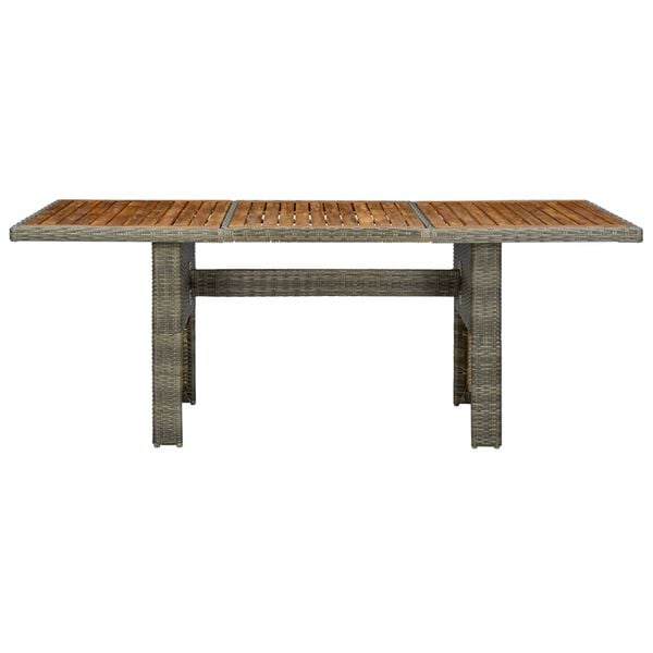 vidaXL Garden Table Brown