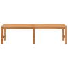 vidaXL Bench Teak Solid Teak Wood 59.1 in long Durable Garden Bench