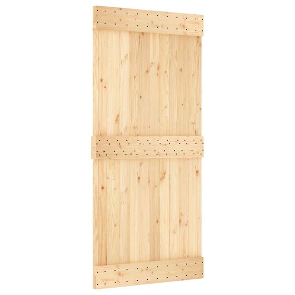 vidaXL Door NARVIK 37.4"x82.7" Solid Wood Pine