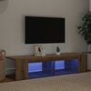 vidaXL TV Cabinet Artisan Oak Engineered Wood Standard Modern