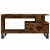 vidaXL Coffee Table Smoked Oak Engineered Wood Medium Coffee Table