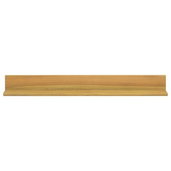 vidaXL Wall Shelves 2 pcs 35.4"x3.9"x3.9" Solid Wood Teak