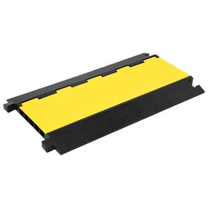 vidaXL Cable Protector Ramp with 5 Channels 35.4 " Rubber
