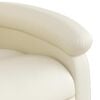 vidaXL Electric Recliner Chair Cream Faux Leather