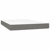 vidaXL Box Spring Bed Dark Grey